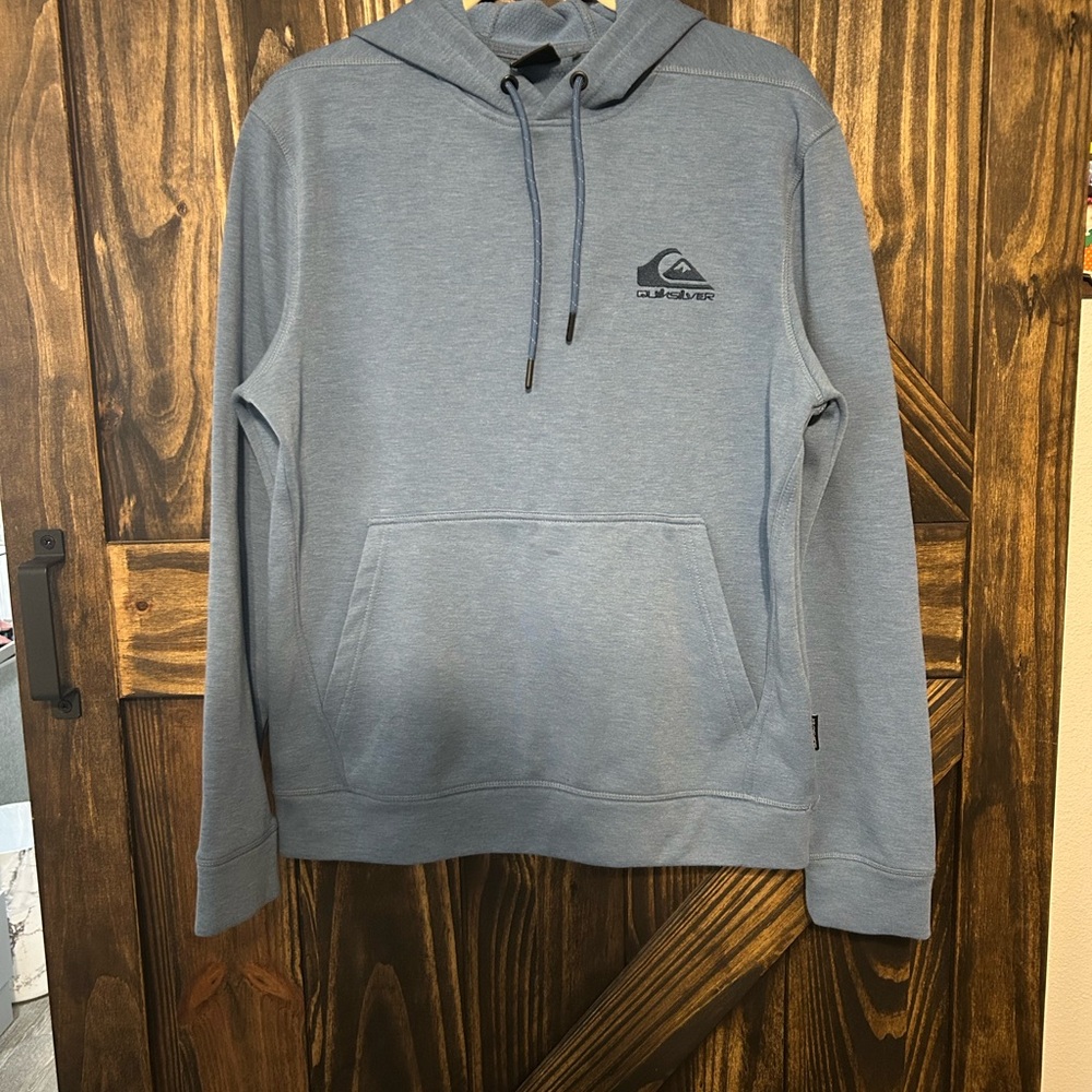 Quiksilver Blue Sweatshirt Classic Pullover Design